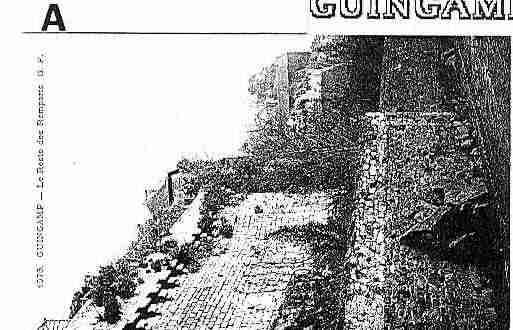 Ville de GUINGAMP Carte postale ancienne